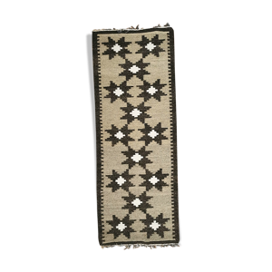 Tapis laine fait main - double face