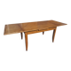 Extendable table in solid oak - French Reconstruction style 1950
