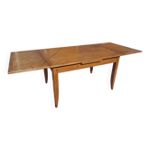 Table à rallonges en chêne massif - Style Reconstruction française 1950