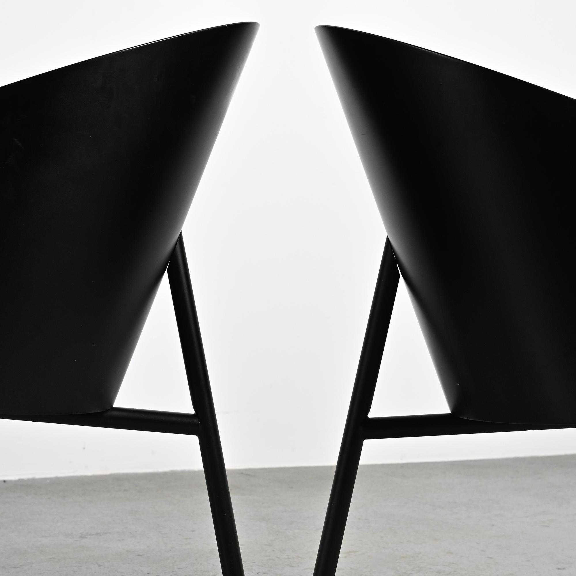 Pair of Costes armchairs by Philippe Starck, circa 1984.