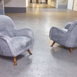 EGG Sadois Teddy club armhair by Berga Mobler, 1940