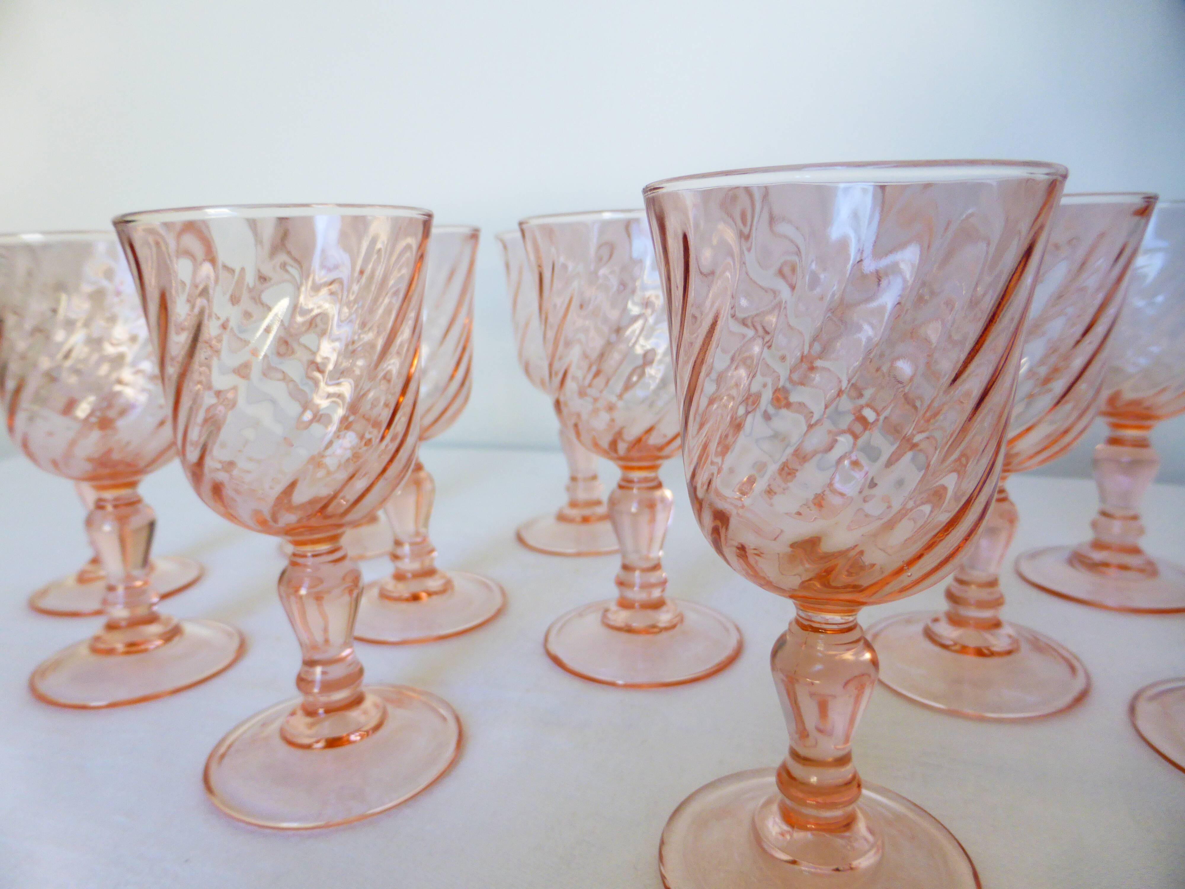 12 Arcoroc Rosaline 2106180 liqueur glasses