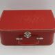 Valisette carton rouge vintage