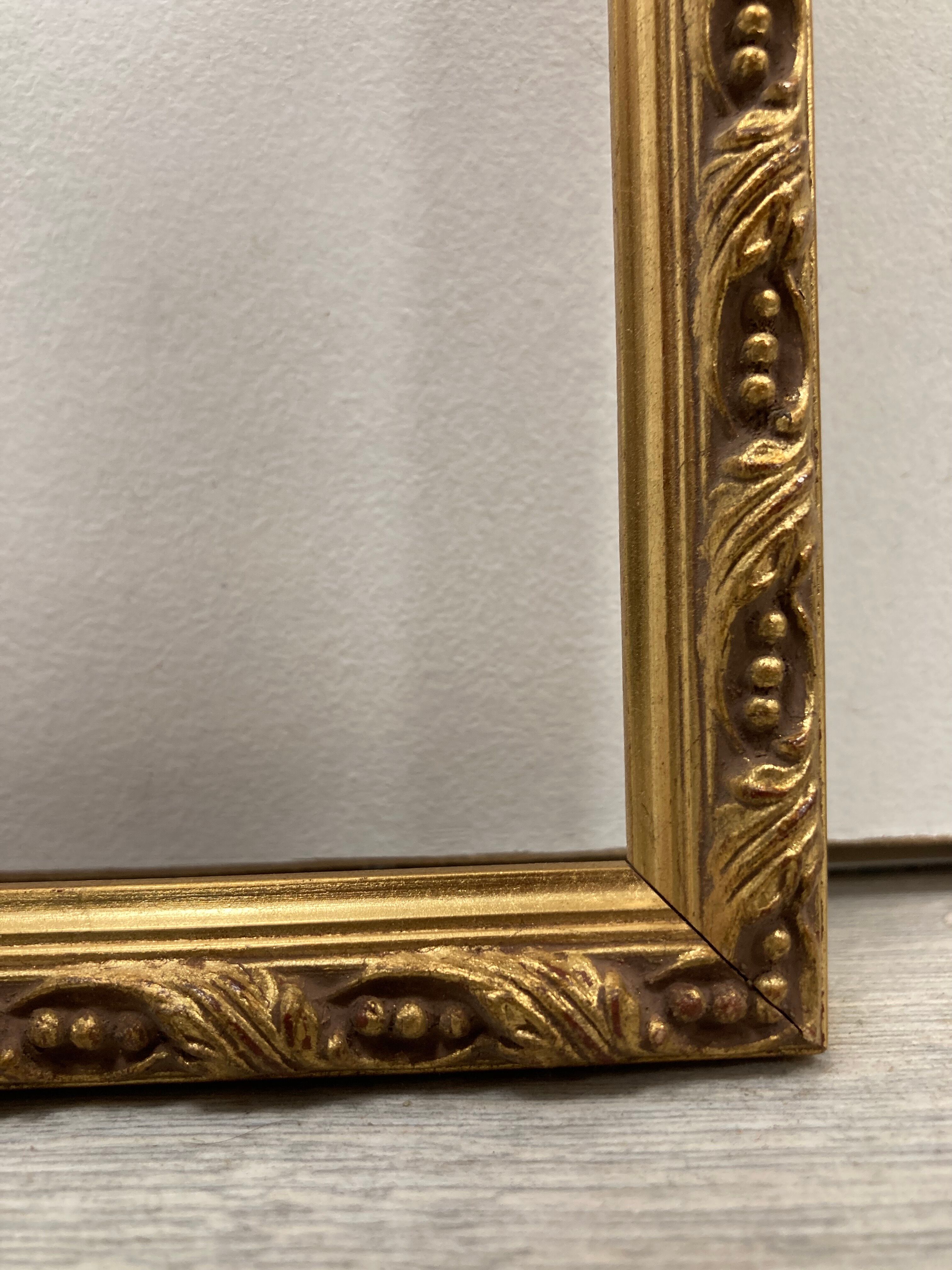 Golden vintage square frame