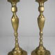 Pair candlesticks brass