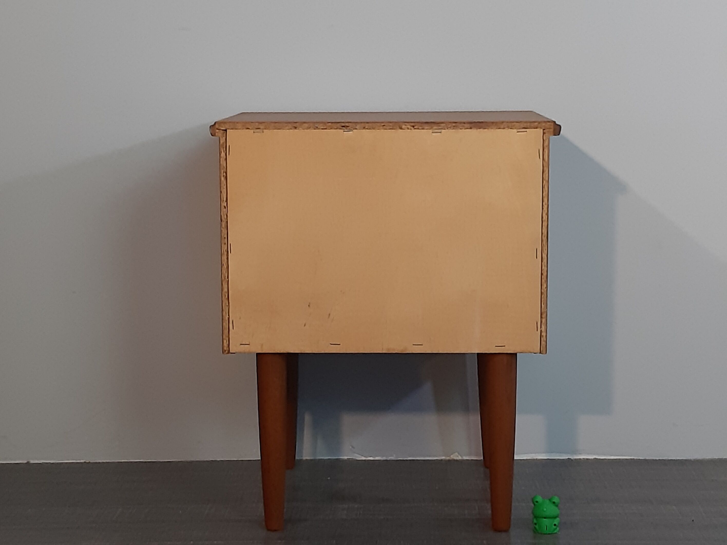 Danish beside tables in teck 2 drawers, scandinavian 1960