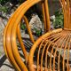 Vintage rattan armchair