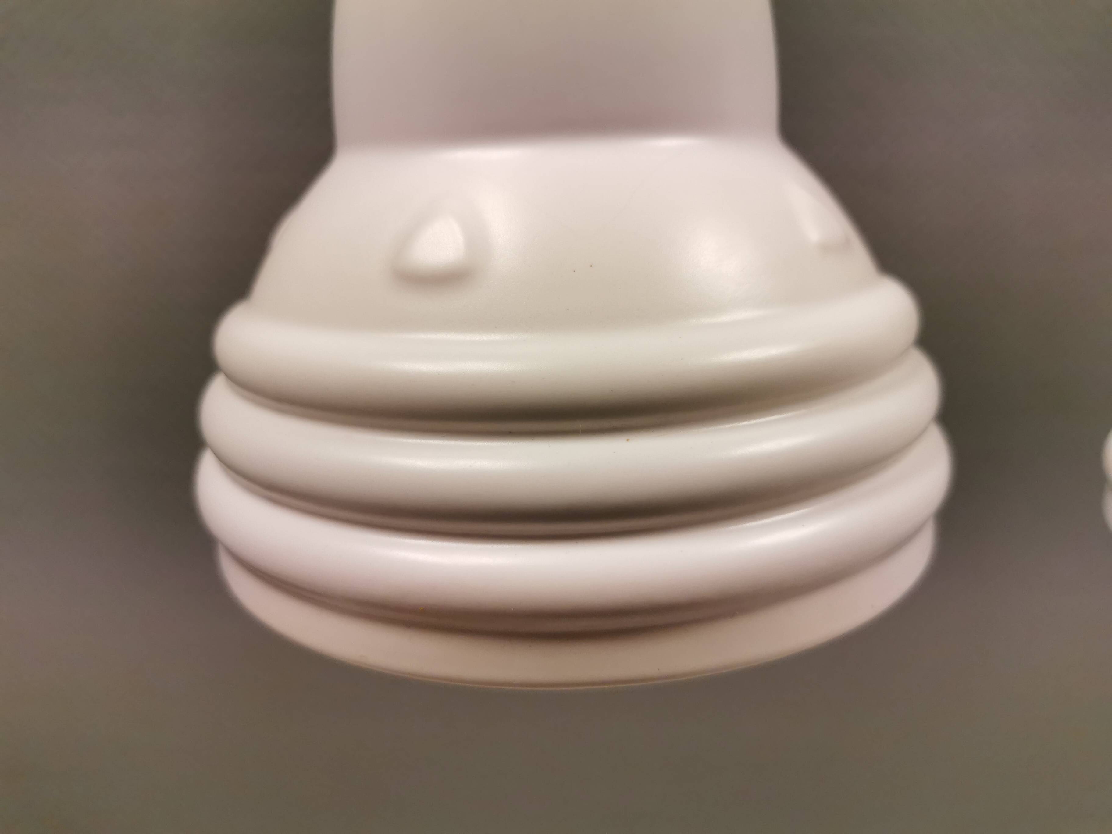 Two small ceramic hanging lights from Danish Søholm, estimated 1980s.