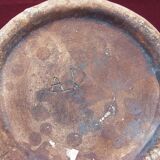 Paire de vases à ailettes Louis Dage faience craquelée 30cm Samadet Art déco 1930