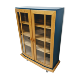 Wooden sideboard / Vintage storage cabinet / showcase / shelf / pin legs