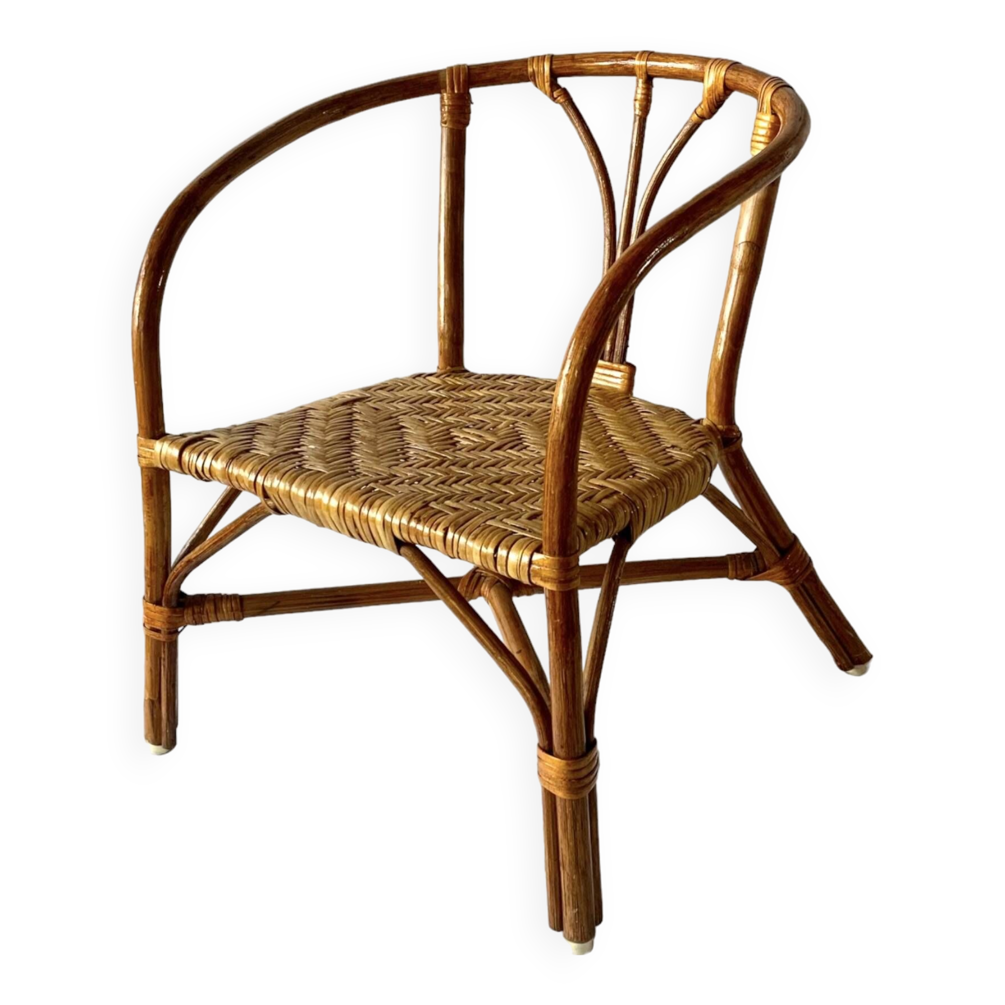 Vintage bamboo children's chair