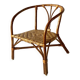 Chaise vintage pour enfant en bambou