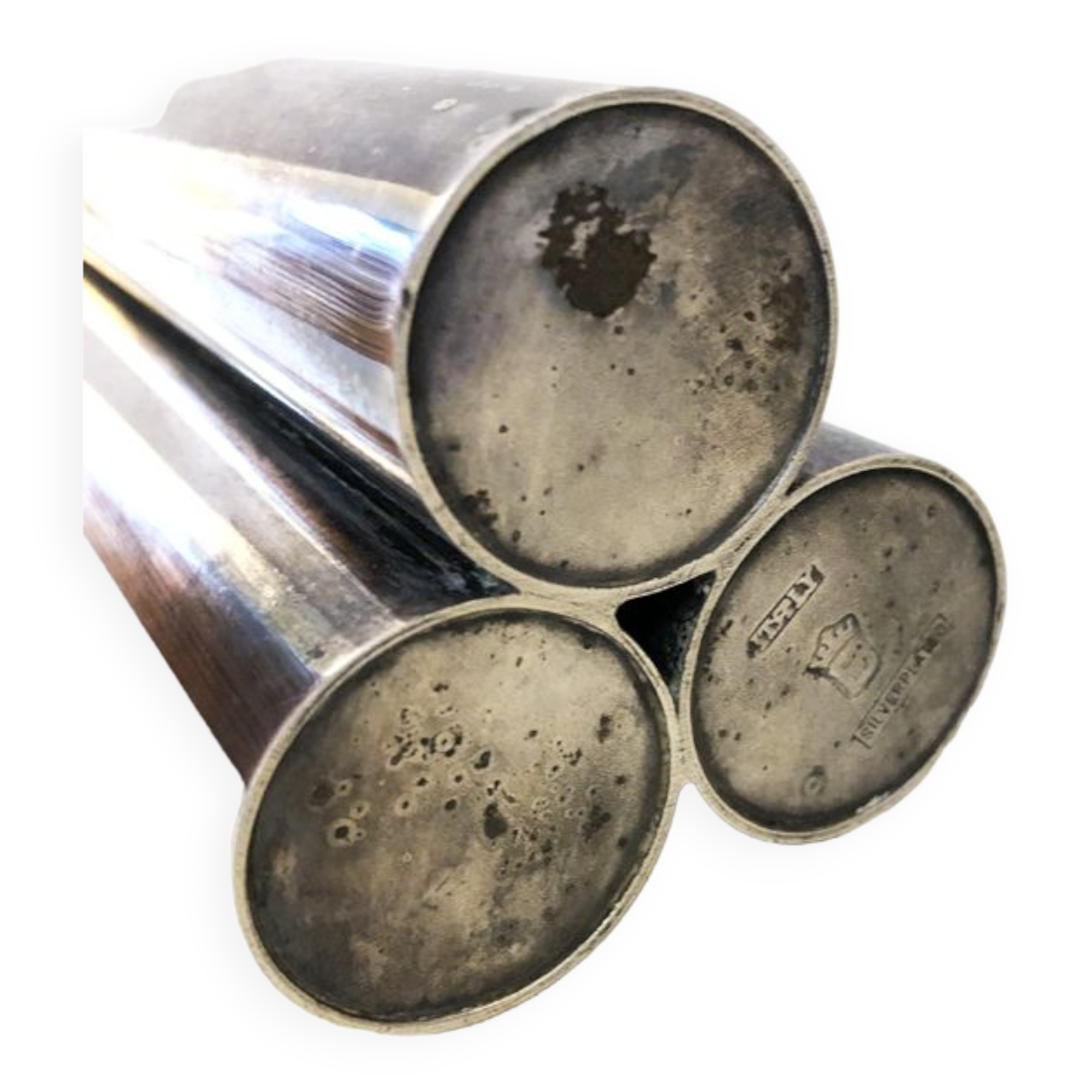 Soliflore silver metal 70s