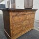 Restoration period commode in walnut burl and black marble – 19th century