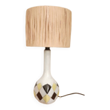 Lampe en céramique années 50