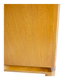 Large Swedish mahogany storage unit with four front doors.