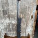 Ancienne crémaillère cuisson cheminée fer forge noir xixe vintage