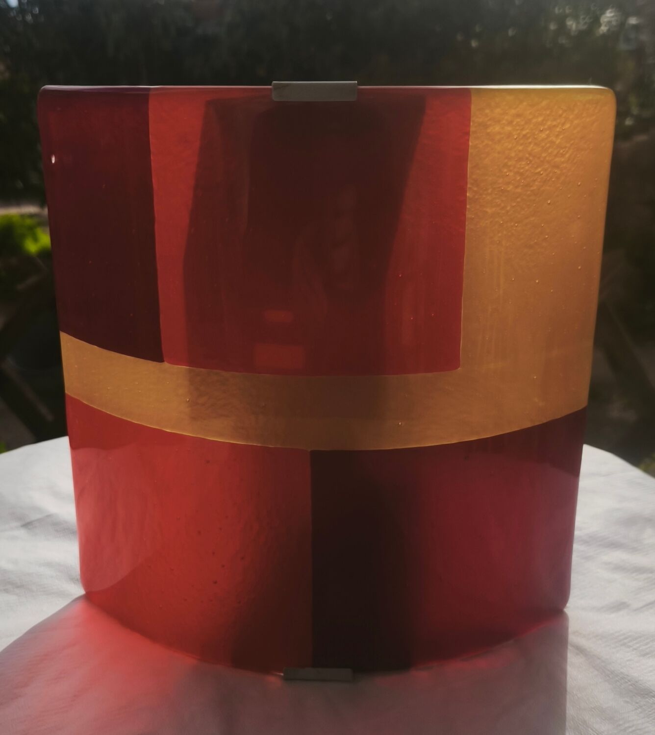 Pair of Italian wall lights in Murano glass