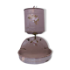 Ancient enamelled sheet metal fountain