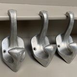 3 cast aluminum hooks