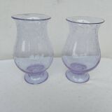 Large vase, photophore Biot ( purple )