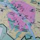 Old historical map Armand Colin The revolutionary France-Paris during the Revolution