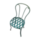 Chaise de jardin en fer forgé 19s
