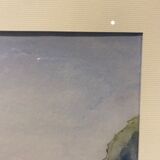 Old painting, landscape, signed M Duclos XX century