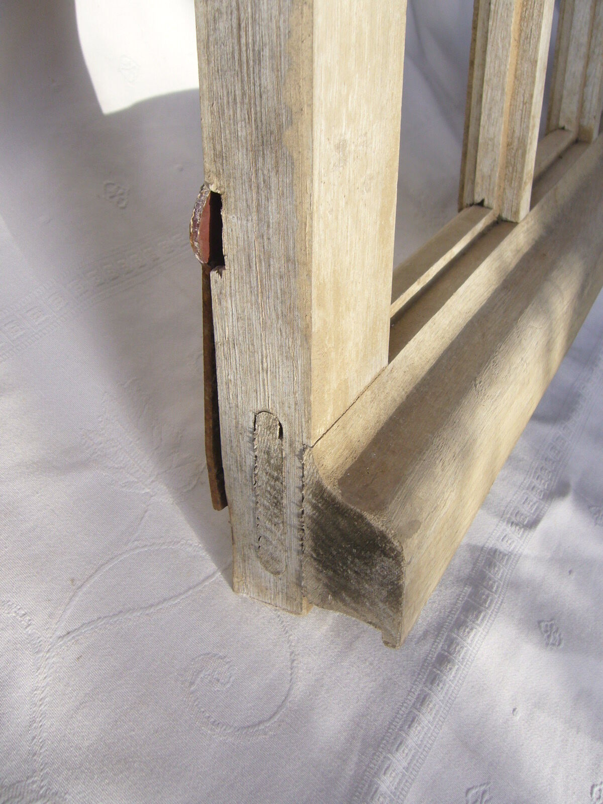 Old rectangular wooden window
