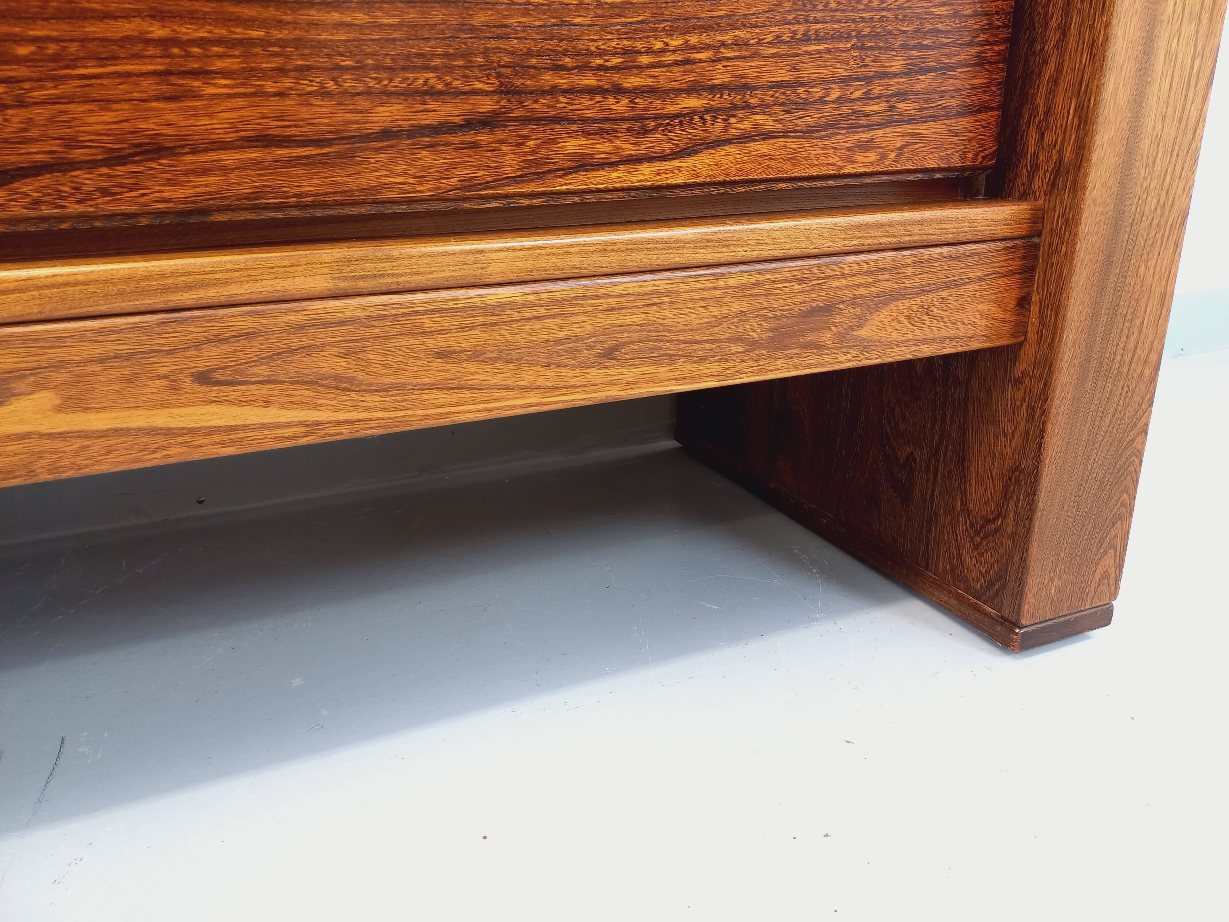 Vintage Maison Regain chest of drawers in solid elm from the 80s