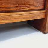 Vintage Maison Regain chest of drawers in solid elm from the 80s