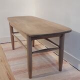 Solid oak coffee table