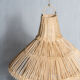 Suspension ou luminaire en rotin en forme de lanterne asiatique