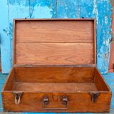 Antique indian wooden suitcase