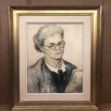 Autoportrait à l’aquarelle par Renée Prinz