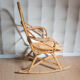 Rocking-chair en rotin