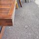 4 chaises pliable en bois teck vintage