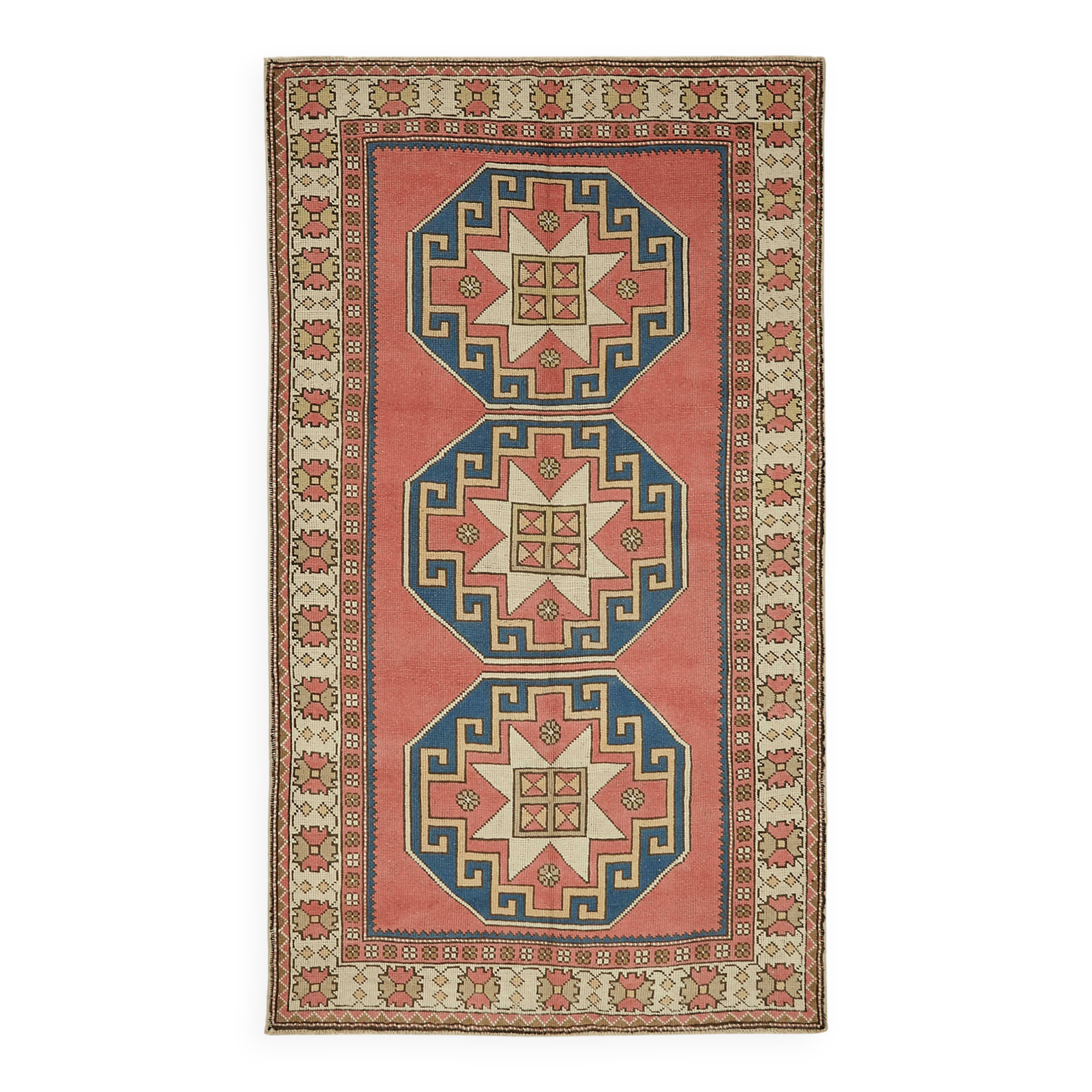 Turkish Vintage Anatolian Rug 143 cm x 239 cm