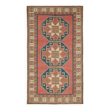 Tapis vintage anatolien turc 143 cm x 239 cm