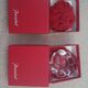 Pair of Baccarat crystal candlesticks, flower/rose model — new condition