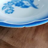 Set of 2 Sarreguemines soup plates, André