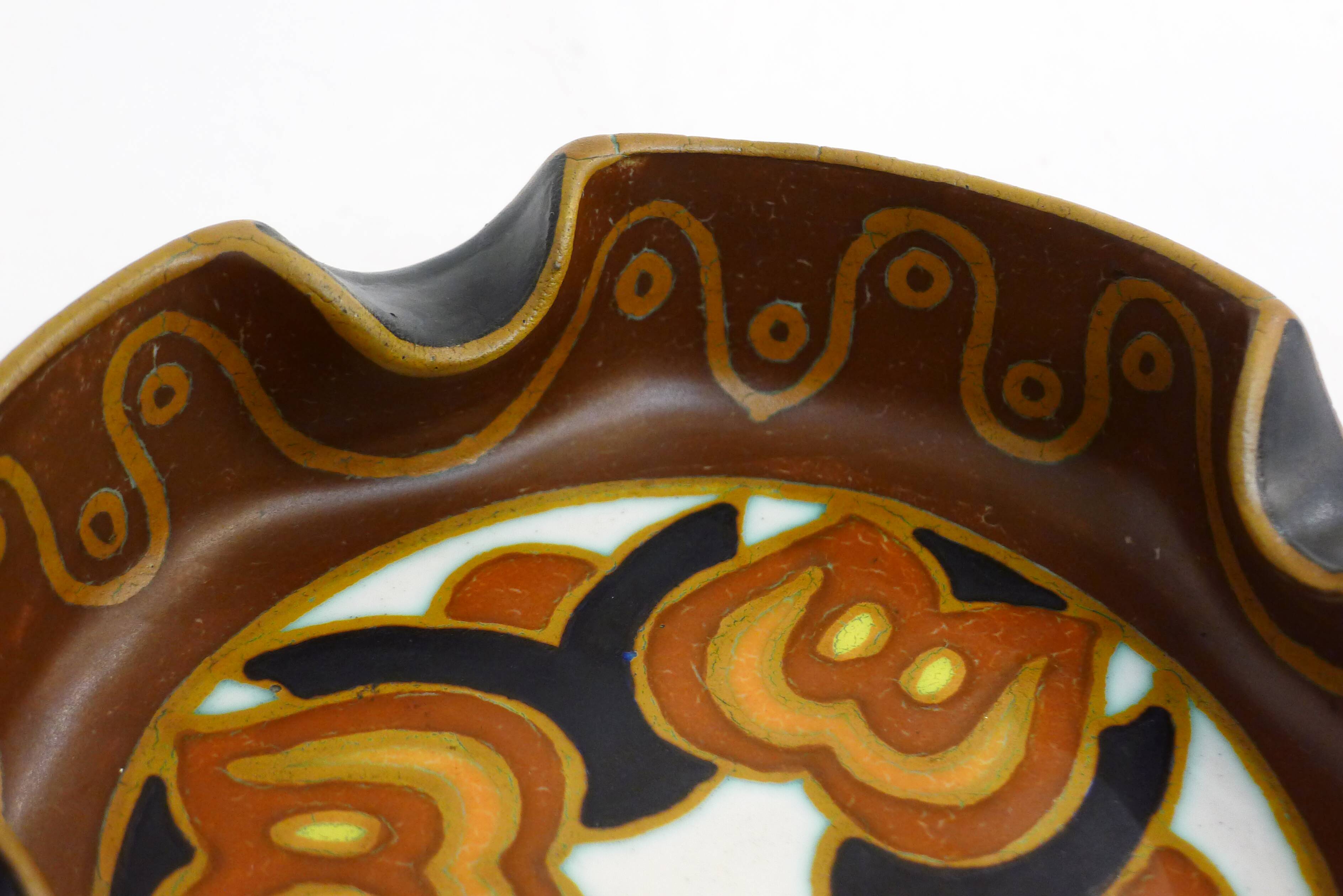 Boch Keramis Art Deco Ashtray