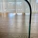Table basse en verre courbé 12 mm, 110 × 60 cm