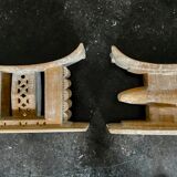 Ashanti stool pair (Ghana)