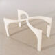 Table basse marmorino 20th century
