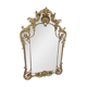 Golden wooden glazed mirror ref mart