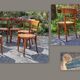 6 chairs bistro Horgen-Glarus Swiss 30s