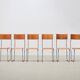 Giuseppe Terragni Set of 6 Lariana Dining Chairs Italy 1936/1990s