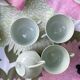 Cups Limoges porcelain