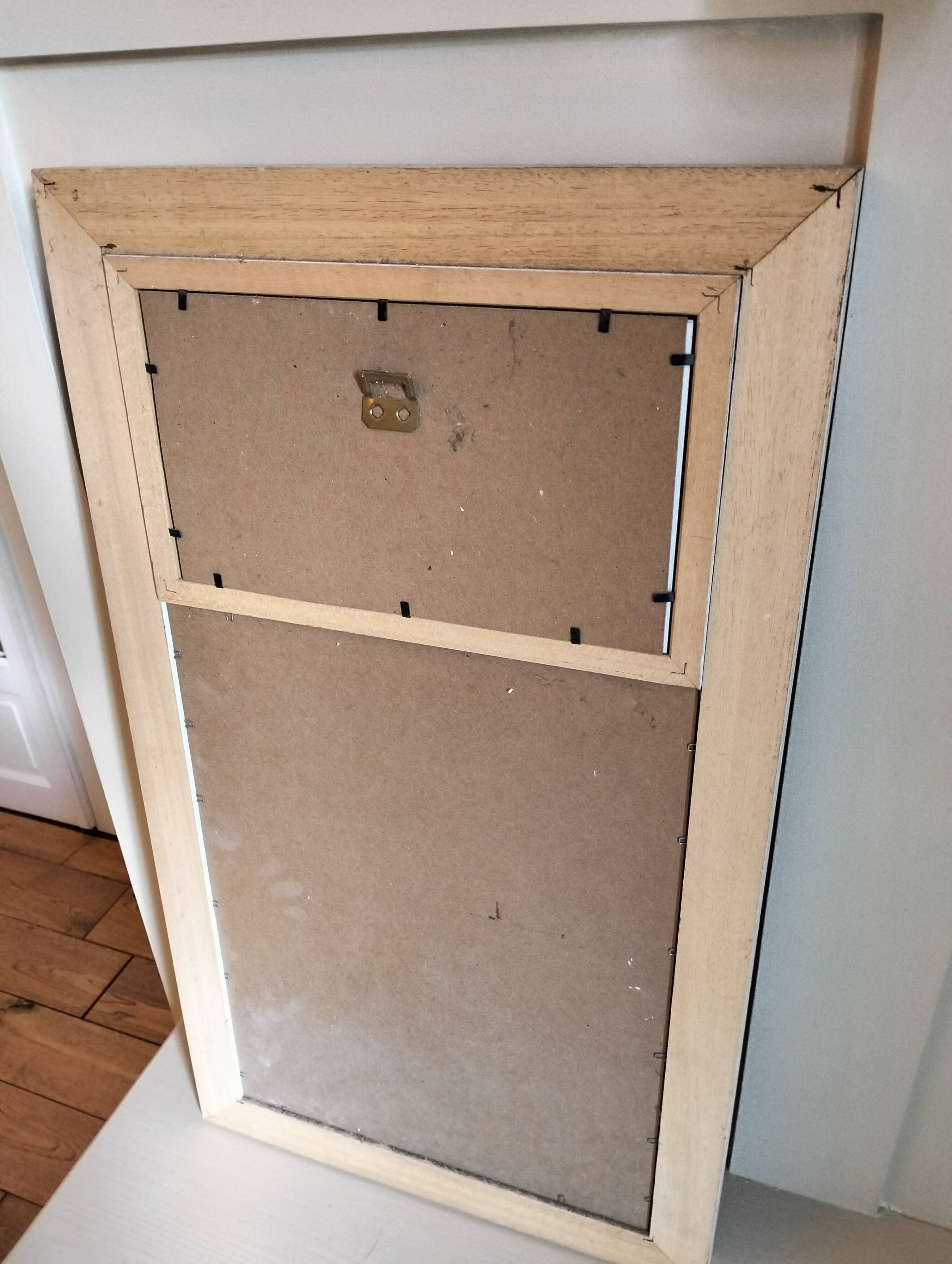 Vintage French Wall Mirror, Vintage Mirror, Shabby Chic Wall Mirror